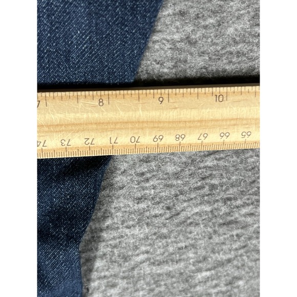 Lacoste Jeans Straight Fit‎ Dark Wash Stretch Waist Womens Size 42x30 - Picture 5 of 12